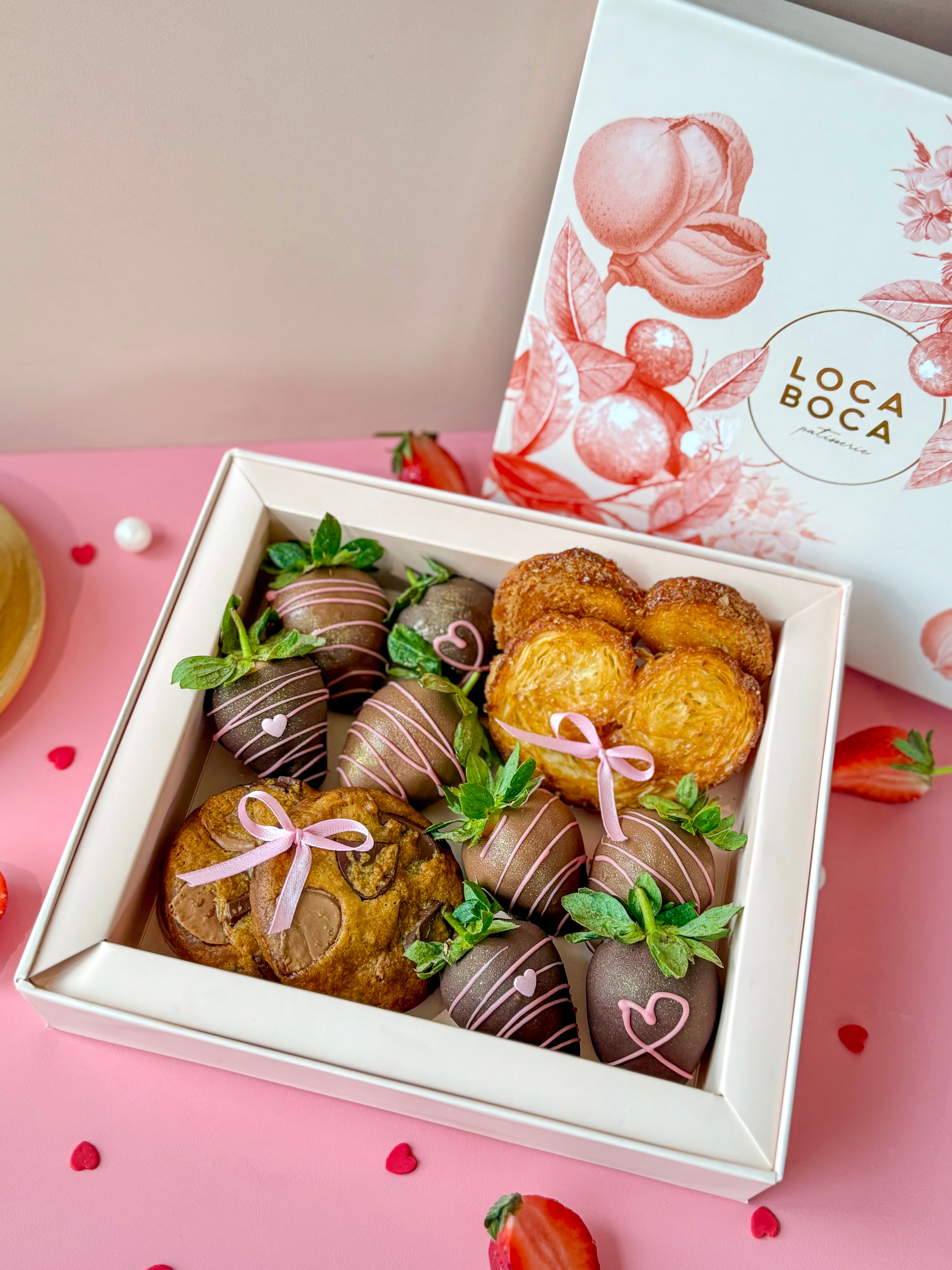 Cupid's V day treat box (Eggless)