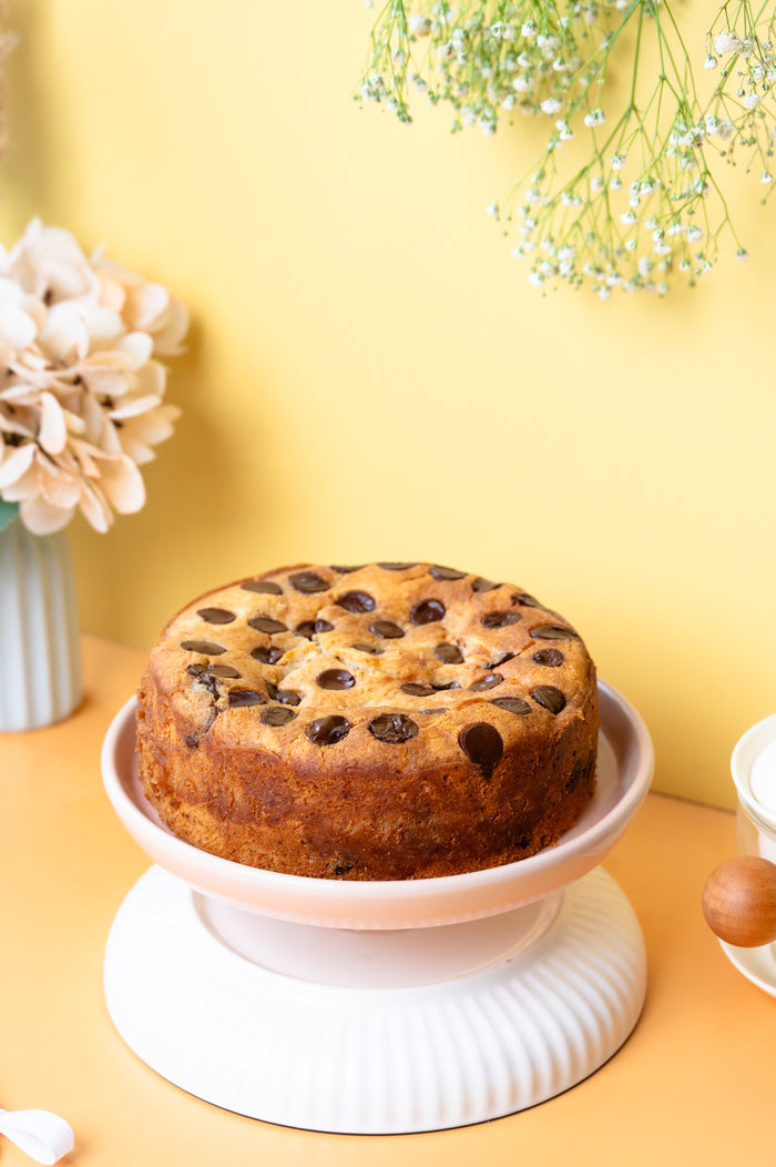 Vanilla & Belgian Chocolate Chip Pound Cake