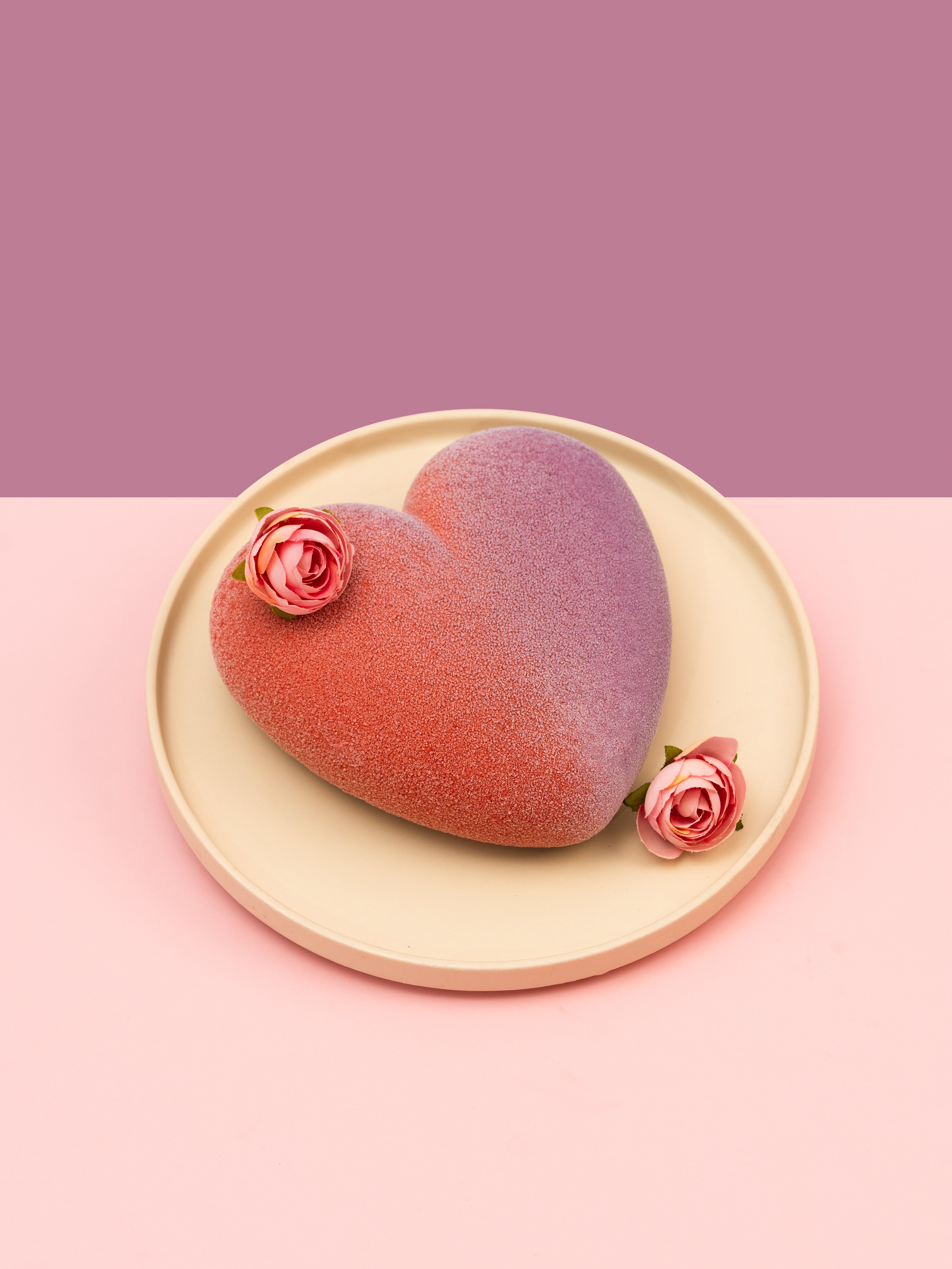 KC special Love cake- Chocolate, caramel & Almond (Eggless) 500-550 Grams