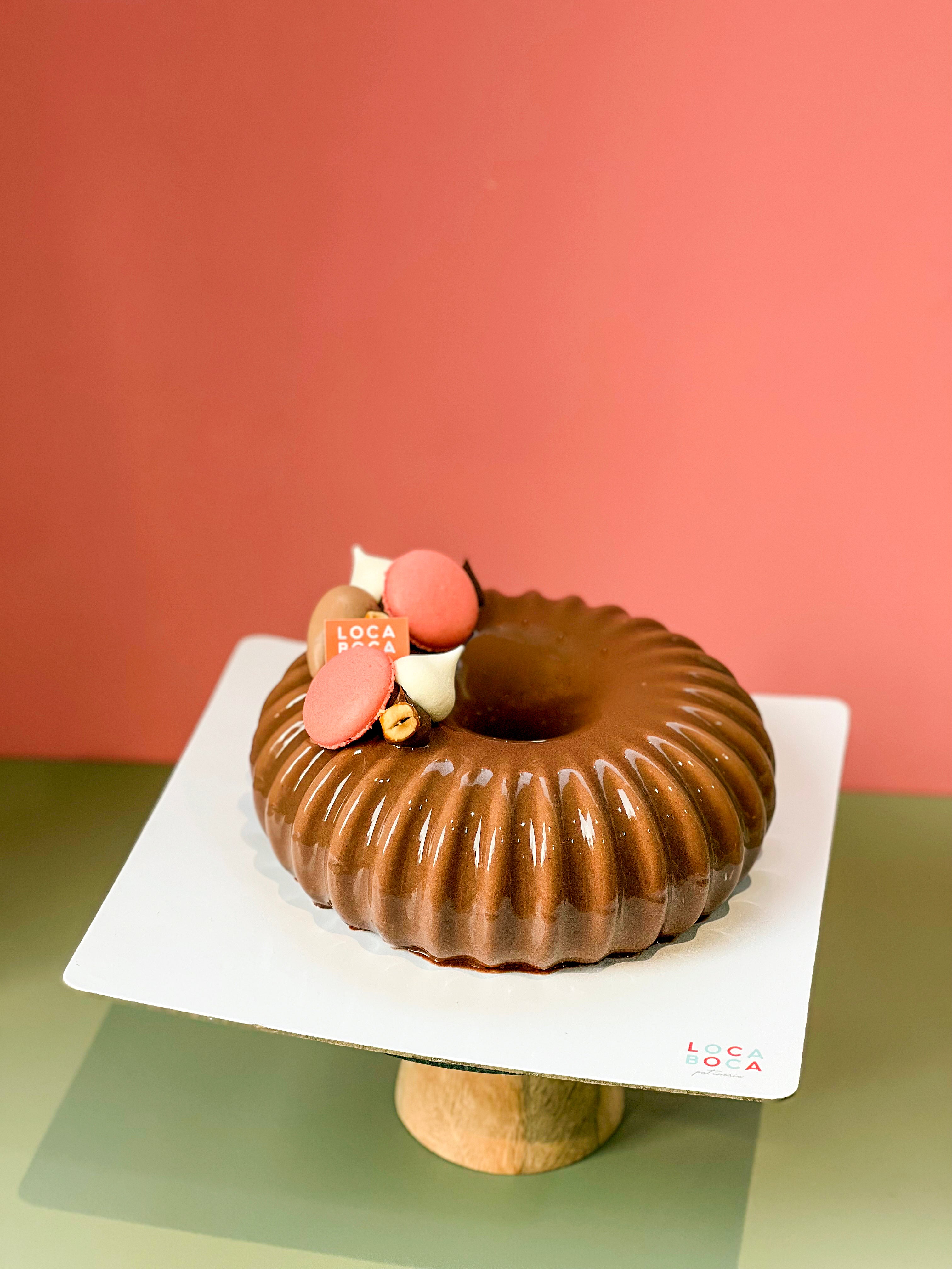 Belgian Chocolate & Hazelnut Entremet (1-1.1kg)