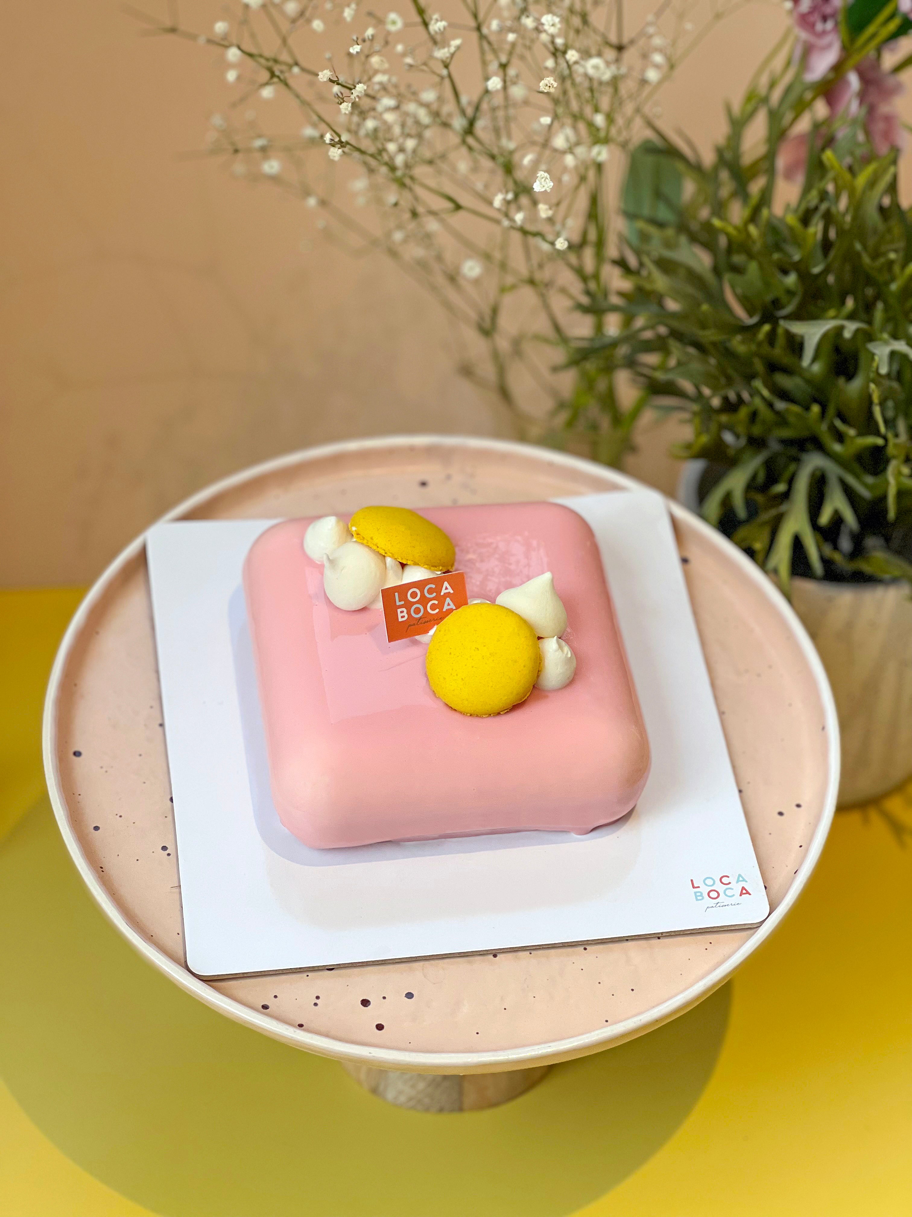 Lemon & Raspberry Entremet (500g)