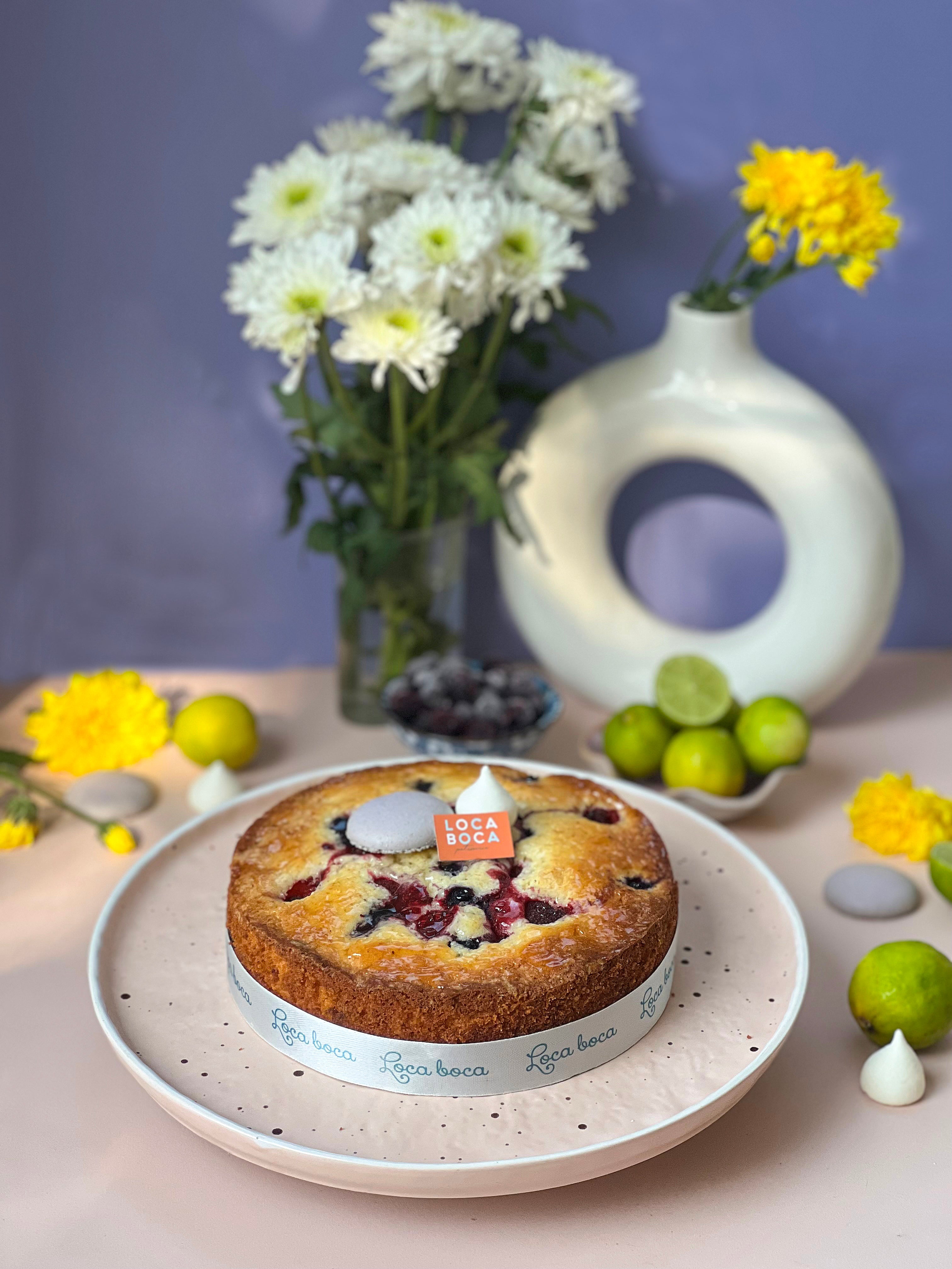 Lemon & Berry Pound Cake