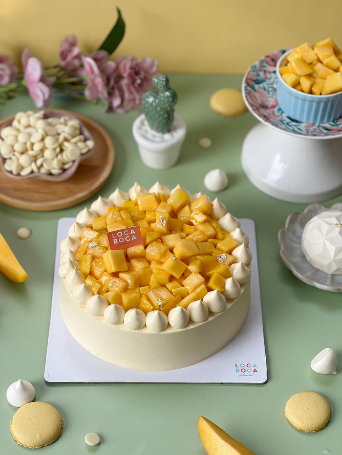 Mango & Cream Cake