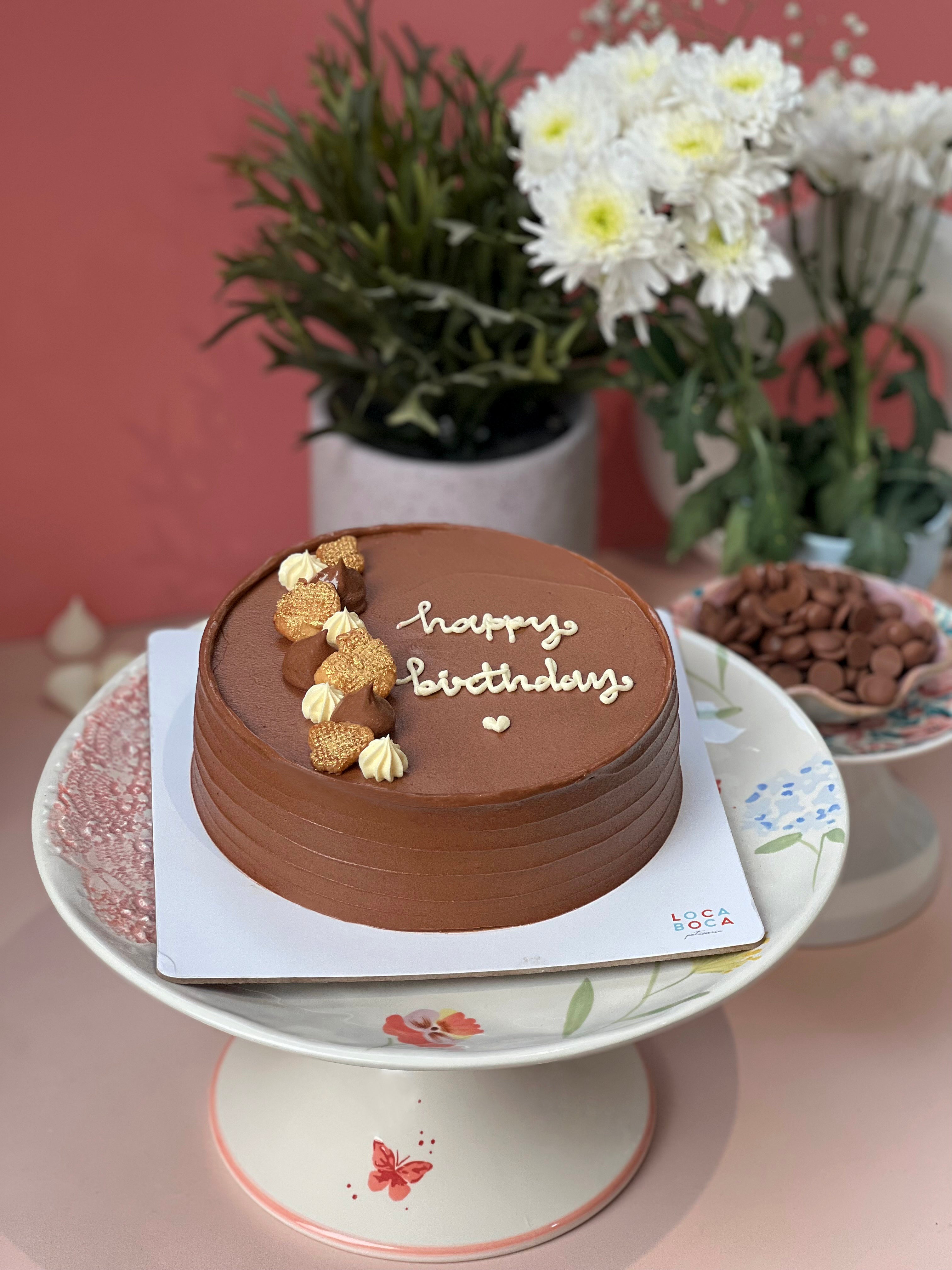 Belgian Chocolate & Salted Caramel Cake