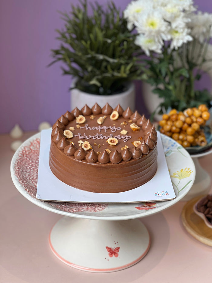 Belgian Chocolate & Hazelnut Cake